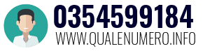 Numero di telefono 0354599184 0354599184