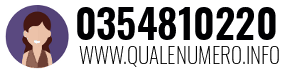Numero di telefono 0354810220 0354810220
