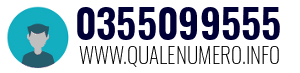 Numero di telefono 0355099555 0355099555