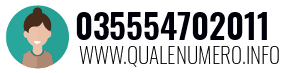 Numero di telefono 035554702011 035554702011