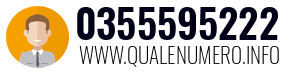 Numero di telefono 0355595222 0355595222