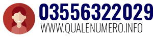 Numero di telefono 03556322029 03556322029