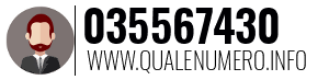 Numero di telefono 035567430 035567430