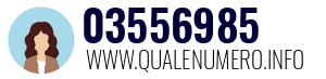 Numero di telefono 03556985 03556985