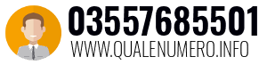Numero di telefono 03557685501 03557685501