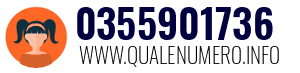 Numero di telefono 0355901736 0355901736