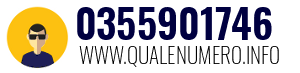 Numero di telefono 0355901746 0355901746