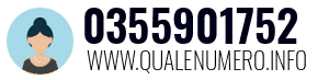 Numero di telefono 0355901752 0355901752