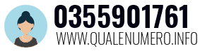 Numero di telefono 0355901761 0355901761