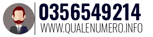 Numero di telefono 0356549214 0356549214
