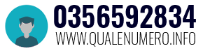 Numero di telefono 0356592834 0356592834