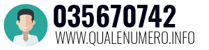 Numero di telefono 035670742 035670742