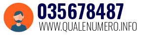 Numero di telefono 035678487 035678487