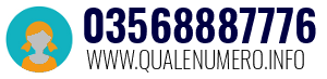 Numero di telefono 03568887776 03568887776