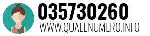 Numero di telefono 035730260 035730260