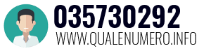 Numero di telefono 035730292 035730292