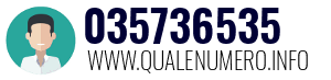 Numero di telefono 035736535 035736535