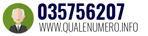 Numero di telefono 035756207 035756207