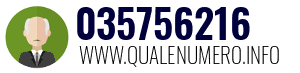 Numero di telefono 035756216 035756216
