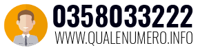 Numero di telefono 0358033222 0358033222