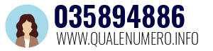 Numero di telefono 035894886 035894886