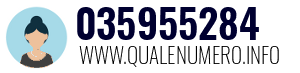 Numero di telefono 035955284 035955284