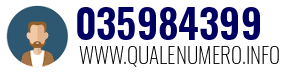 Numero di telefono 035984399 035984399