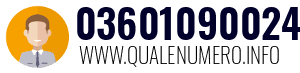 Numero di telefono 03601090024 03601090024
