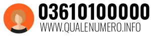Numero di telefono 03610100000 03610100000