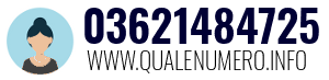 Numero di telefono 03621484725 03621484725