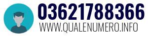 Numero di telefono 03621788366 03621788366