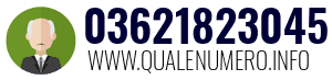 Numero di telefono 03621823045 03621823045