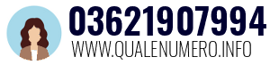 Numero di telefono 03621907994 03621907994
