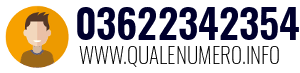 Numero di telefono 03622342354 03622342354