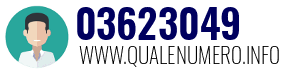 Numero di telefono 03623049 03623049