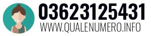 Numero di telefono 03623125431 03623125431