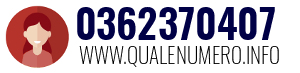 Numero di telefono 0362370407 0362370407
