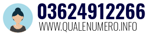 Numero di telefono 03624912266 03624912266