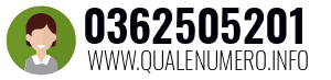 Numero di telefono 0362505201 0362505201