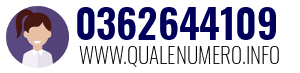 Numero di telefono 0362644109 0362644109