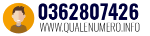 Numero di telefono 0362807426 0362807426