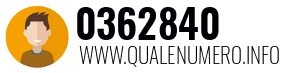 Numero di telefono 0362840 0362840