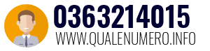 Numero di telefono 0363214015 0363214015
