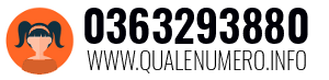 Numero di telefono 0363293880 0363293880
