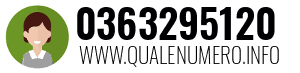 Numero di telefono 0363295120 0363295120