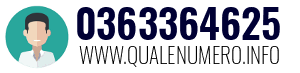 Numero di telefono 0363364625 0363364625