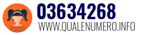 Numero di telefono 03634268 03634268