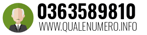 Numero di telefono 0363589810 0363589810
