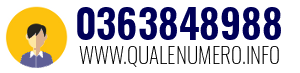Numero di telefono 0363848988 0363848988