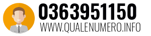 Numero di telefono 0363951150 0363951150